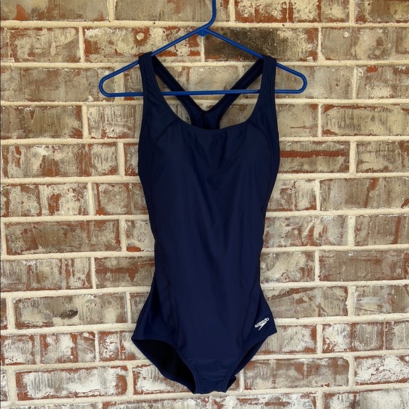 Speedo Women's Dark Blue One Piece Swimsuit - Picture 2 of 11